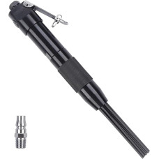 Drucklufthammer, Pneumatischer Rostentferner mit 12 Stiften zur Entfernung von Rost an Legierungen und Schweißschlacke.