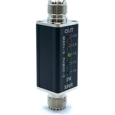 Kurzwellenradio SWR Anzeige mit LED Anzeige, 330MHz Frequenz, RF Eingangs- und Ausgangsanschlüsse