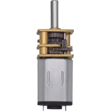 Nuolatinės srovės nuolatinės srovės 3V/6V/12V N20 mini mikroelektrinis metalinis krumpliaratinis variklis su nuolatinės srovės varikliu (30 aps/min, 3V)