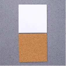 Kork-Bar-Set, quadratisch, selbstnatürlich, hitzebeständig, rutschfest, 100 mm Rückseite, für Zuhause, Küche, Büro, Tisch, 20 Stück