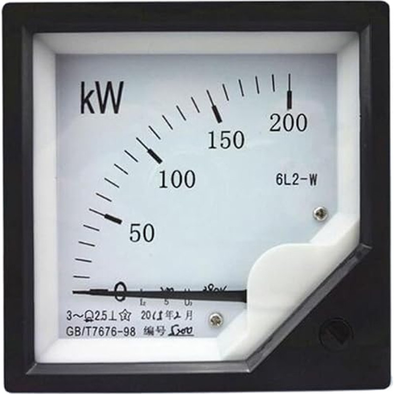 1 x AC 6L2 60KW 200KW 600KW 380V 5A Power Swr Watt Meter rodyklė Diagnostikos įrankis Watt Meter Elektros prietaisų testeris (600 KW)