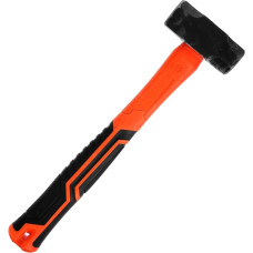 VILLCASE Sunkus vientisas anglinio plieno plaktukas su smūgius amortizuojančiu minkštu laikikliu Patvarus griovimo įrankis statybininkams ir inžinieriams Galingas sieninis plaktukas statybvietėms