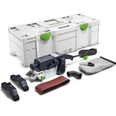 Festool Belt Sander BS 75 E-Set (with Dust Bag, Suction Adapter, Sanding Belt, Stationary Equipment, Surface Sanding Frame) in Systainer