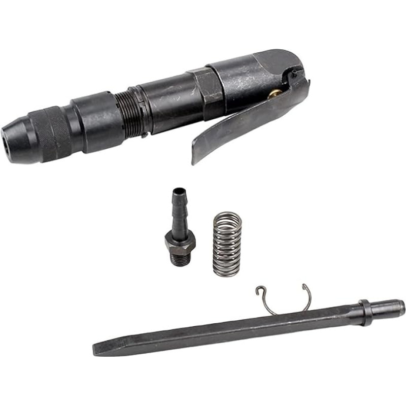 Pneumatinis plaktukas, pneumatinis plaktuko rinkinys Pneumatisches Schaufelwerkzeug mit Schabermesser Pneumatischer Meißel Handgasschaufeln