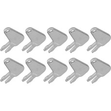 8H-5306 Batterietrennschlüssel für CAT-Geräte - Master Metall-Zündschalterschlüssel kompatibel mit CAT-Modellen 7N0718, 10 Stück