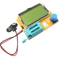 Grafischer Transistor-Tester LCR-T4 mit Diode, Thyristor, Induktivität, Kondensator und Widerstandstest, 128 x 64 LCD-Display mit Hintergrundbeleuchtung, automatische Abschaltung, Stromversorgung
