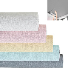 GY8PKVVWKWQ Mattierte Schaumstoffplatten for Wände, abnehmbare Klebefolie, for Decken- und Wanddekoration, einfach zu montieren(Blue,0.75x5m(2.4x16.4ft))