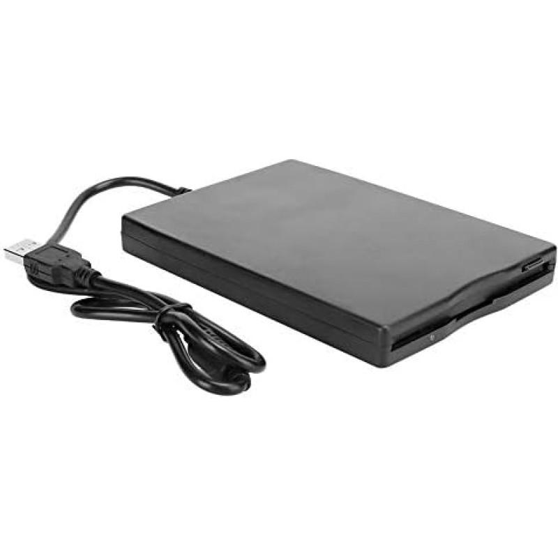 ASHATA USB diskinis kaupiklis 3,5 colio nešiojamasis išorinis USB diskinis kaupiklis Plug & Play 1,44 MB FDD, skirtas 