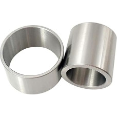 2 Stück Lagerbuchsen aus Gcr15 Kohlenstoffstahl, Innendurchmesser 20 mm, Außendurchmesser 25, Höhe 26, for Gleitlager, Befestigungsbuchse, (20x25x38,5 mm)(20x25x12mm)