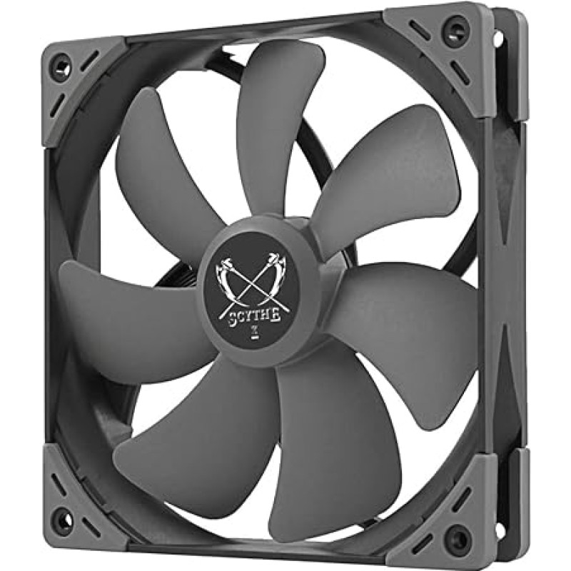 Scythe KAZE FLEX 140mm PWM 300-1200RPM tylus korpuso/radiatoriaus ventiliatorius, viena pakuotė