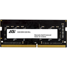 AGI SD138 8GB DDR4 RAM 3200MHz CL22 Memory Module 260 Pin Non-ECC SO-DIMM Compatible with Laptops/Notebooks