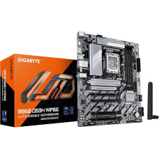 GIGABYTE B860 DS3H WIFI6E Motherboard - Intel Core Ultra CPUs, 8+1+2+2 Phase VRM, up to 9066MHz DDR5, 1xPCIe 5.0 + 1xPCIe 4.0 M.2, 2.5GbE LAN, WiFi 6E, USB 3.2 Gen 2x2