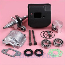 37 mm Kolben Kurbelwelle Kit Fit for 017 MS170 Kettensäge 11320300401 11320301402 W Dichtung Öl