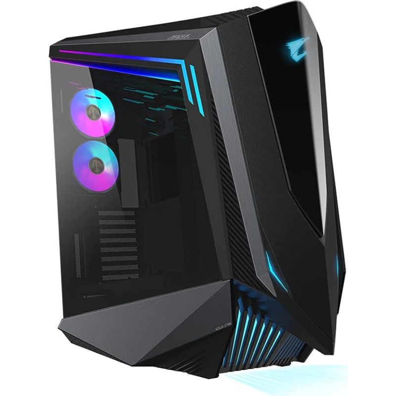 GIGABYTE AORUS C700 Glass kompiuterio korpusas - Full Tower, palaiko iki E-ATX ir 420 mm radiatorius, 5X 120 mm ventiliatoriai, USB 3.1 Type-C, RGB Fusion