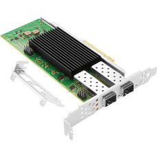 25GB Ethernet tinklo adapteris, panašus į E810-XXVDA2, su E810 valdikliu, PCIe 4.0 X8, 2*SFP28 jungtys, RDMA, palaiko Windows 11/2019/2022 /Centos7/ Ubuntu20/Vmware/Esxi7.0