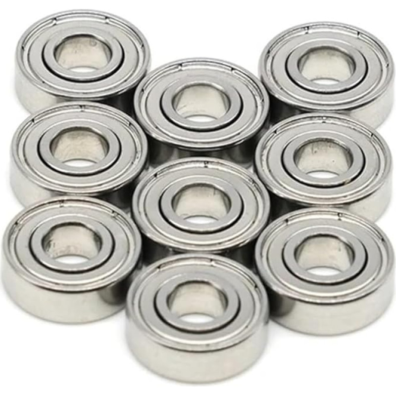 4 Stück 696ZZ 6 x 15 x 5 mm ABEC-7 Lager 696 Miniatur-Elektromotor-Kugellager