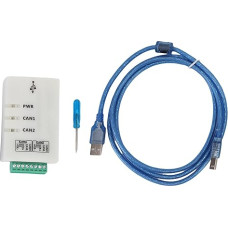 Fafeicy Canbus Analyzer, Dual Channel USB to CAN Adapter Converter with Insulation, 5K-1M Baud Rate for Automotive Calibration and Industrial Automation