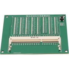 Nešiojamasis kompiuteris DDR3 -Speichertestkarte, tragiškas testas Schaltungstest -Tool mit 110 LED -Indikatoren für Fehlerdiagnose und Fehlerbehebung bei der Datenlinie