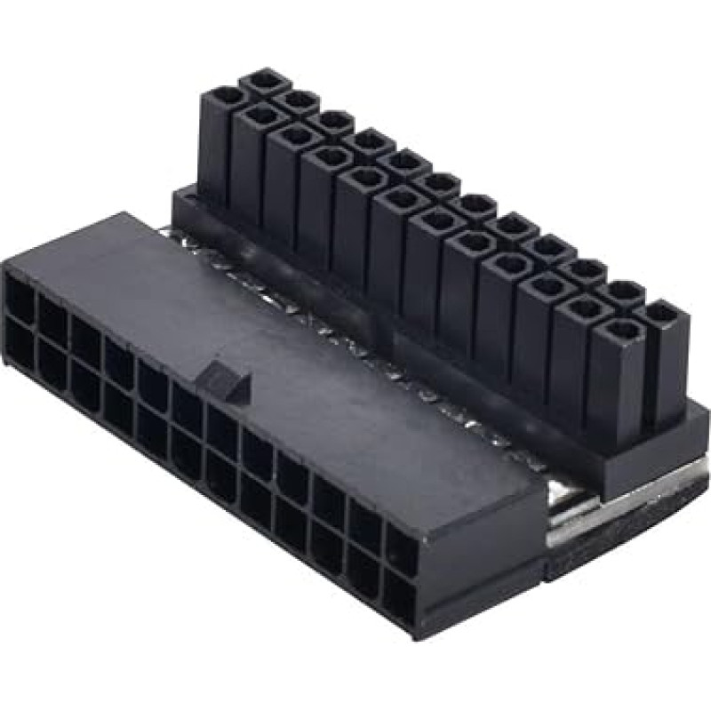 chenyang ATX 24Pin Power 90 laipsnių kampu keičiamos krypties adapteris Pagrindinė plokštė staliniams kompiuteriams Kompiuterių maitinimas