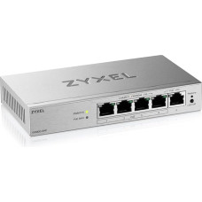 Zyxel PoE 5 prievadų komutatorius | Web valdomas Gigabitinio tinklo komutatorius | 4 x PoE+ prievadai su 68 W biudžetu | QoS, Link Aggregation, VLAN, IGMP Snooping | Be ventiliatoriaus | Stalinis kompiuteris [GS1200-5HPv3]