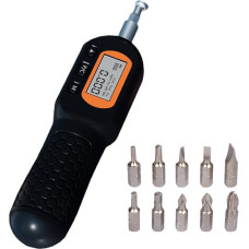 LCD Digital Drehmomente Messschraubendreher Tragbar ABS Ohne Batterie Erforderlich Inklusive 10 Spezialbits für Mechaniker Digital Display Drehmoment Werkzeug