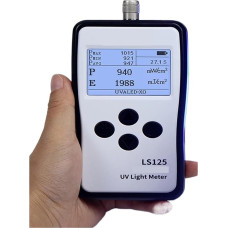 UV-Messgerät, UV-Tester, UV-Tester, Radiometer, UVB-Lichtquellen, LS125, Multi-Sonde, hohe Präzision, einfache Bedienung, praktisch und langlebig (LS125 mit UVCLED-X0)