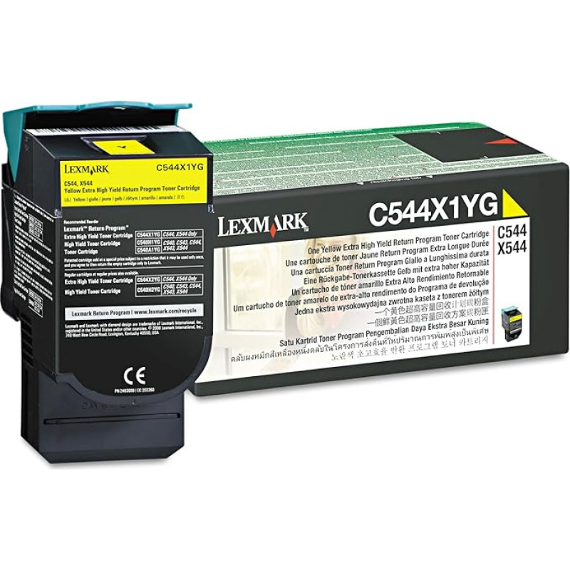Lexmark C544X1YG lazerinė kasetė