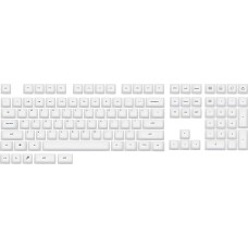 EPOMAKER AegisSil Custom Keyboard Keycaps Set, Silicone Material, Cherry Profile, 113 Keys, 65%/75%/96%/Full Size for Cherry MX, Kailh, Outemu , Gateron Mechanical Gaming Keyboard (White)
