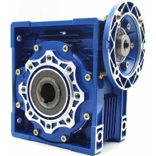 Schneckenuntersetzer Turbinos sliekų reduktorius， Schneckengetriebe-Drehzahlminderer, Eingang 0,55 Zoll, 14 mm, Bohrung 2,24 Zoll, 60 x 60 mm, quadratischer Flanschfalz, 1,97 Zoll, 50 mm (santykis 20:1)