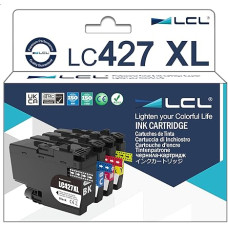 LCL LC-427 didelės talpos rašalo kasetė suderinama su Brother LC-427 LC-427 LC-427XL LC-427XL LC427XL suderinama su Brother MFC-J5955DW MFC-J6955DW MFC-J6955DW MFC-J6957DW MFC-J6959DW HL-J6010DW (4 vnt.)