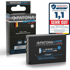 PATONA Platinum NP-W126s baterija 1210 mAh atsarginė baterija, suderinama su Fuji Fujifilm XM5 X100F X100V X100VI XA1 XA2 XA3 XA5 XS10 XT3 XT20 XT30 II XT5 XT50 X-M5 X-S10 X-T3 X-T50 NP NP W1 26s NPW126s NP-W126s
