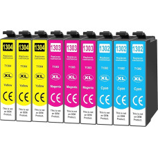 Yowell 9X T1306 Printer Cartridges Compatible with Epson T1306 T1302 T1303 T1304 for Stylus SX525WD SX535WD SX620FW Office B42WD BX925FWD BX635FWD Workforce WF-3520DWF WF-7525 WF-7015