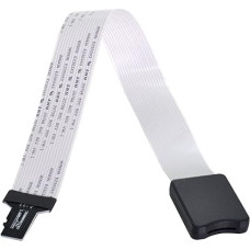 NFHK Micro SD TF Memory Card Kit Male to TF Female Extension Soft Flat FPC Cable Extension 25cm