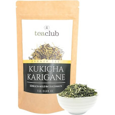 Kukicha Karigane Green Tea Japan Loose 100 g, Japanese Gyokuro Kukicha Green Tea Sweet Umami, TeaClub Green Tea