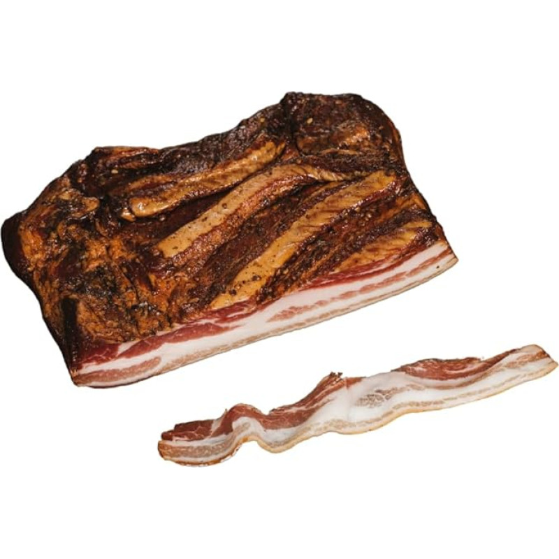 Pilvo šoninė - 300g | Rūkyta ir džiovinta ore | Daili austriška kiaulienos šoninė | Kumitzberg