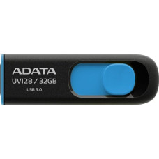 ADATA 32GB USB3.0 UV128 Black/Blue, AUV128-32G-RBE (UV128 Black/Blue)