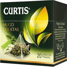 Curtis Hugo Coctail Green Tea | 20 piramidinių maišelių | Gourmet Tea | Exotic Tea Selection | 34 g