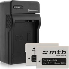 2 baterijos 1160 mAh + įkroviklis (automobilinis / pagrindinis), skirti 