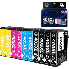 405XL spausdintuvo kasetės, suderinamos su Epson 405XL 405 rašalo kasetėmis, skirtomis Workforce Pro WF-4820 WF-3820 WF-4830 WF-3825 WF-4825 WF-7840 WF-7830 WF-7835 (10 vnt.)