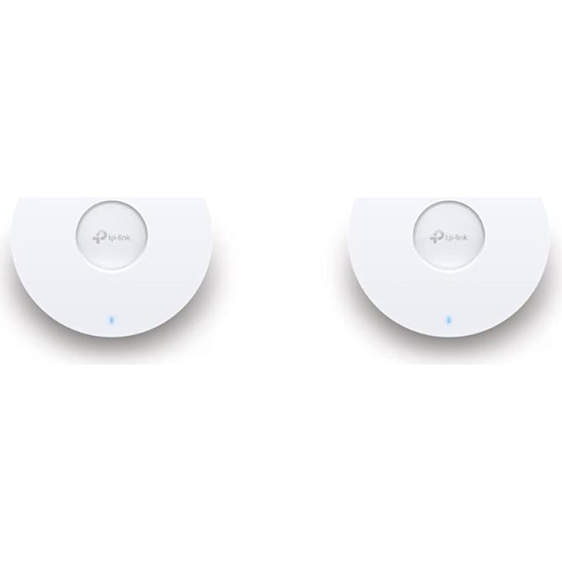 TP-Link EAP650 AX3000 Gigabit Dual-Band WiFi 6 WLAN prieigos taškas baltas ir EAP653 AX3000 Gigabit (Omada SDN, centrinis valdymas) baltas