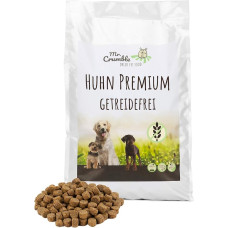 Mr. Crumble Dried Pet Food Sausas sausas maistas suaugusiems šunims su daug baltymų (28%) ir mažai riebalų (10%), be grūdų, su vištiena 15 kg
