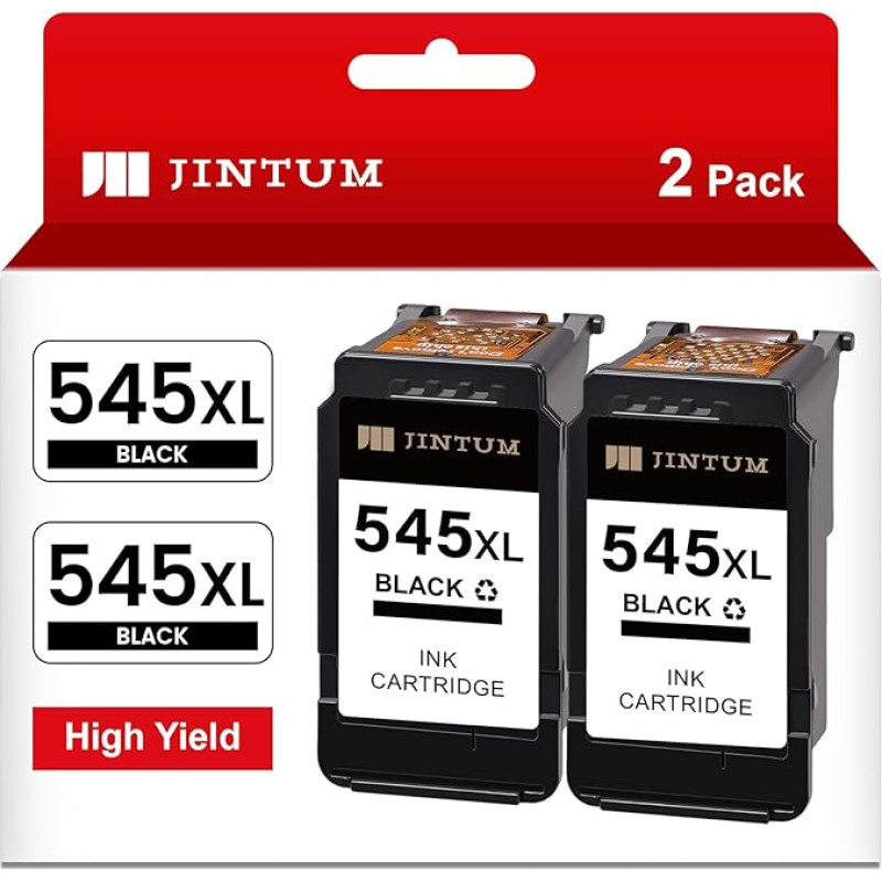 JINTUM PG-545XL juodos spalvos kasetės, daugkartinė pakuotė, suderinama su 