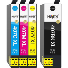 407XL spausdintuvo kasetės, skirtos 