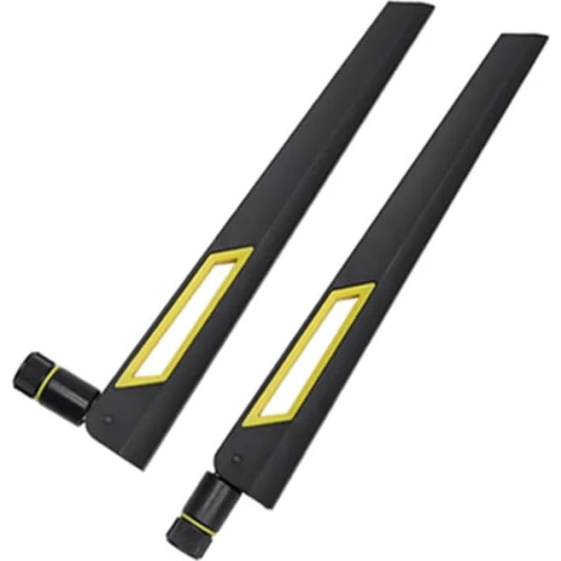 Juoda ir aukso spalvos 10 dBi dviejų dažnių signalo stiprintuvo 