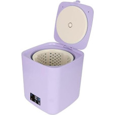 Nešiojamoji mini skalbyklė, 7L didelės talpos, visiškai automatinė, su skalbinių suktuvu, LCD jutikliniu ekranu, skirta mažiems apatiniams drabužiams, violetinė