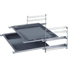 Bosch HEZ438201 oven accessory Telescopic extension 2-way Stainless steel