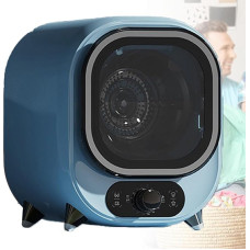 Portable Condensation Dryer with Stainless Steel Drum, Compact Condensation Dryer with Double Temperature Control, for Standing on the Worktop or Wall Mounting in Small Spaces (D)