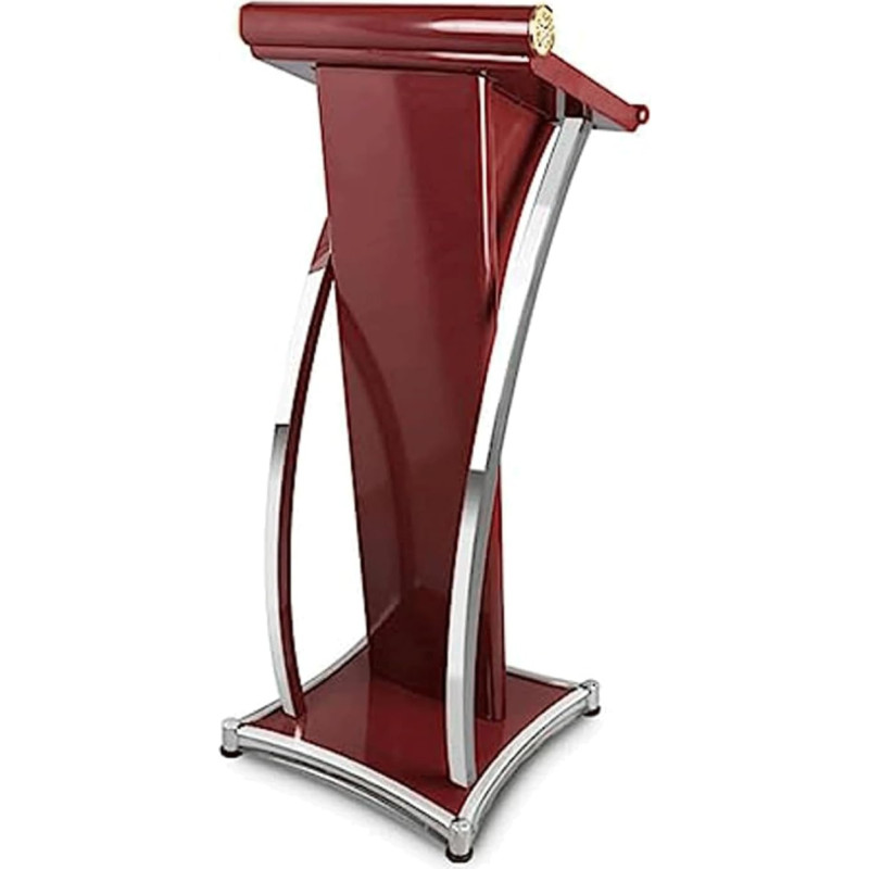 Didelio našumo išlenkta nešiojama auditorija Kruopščiai suprojektuotas podiumas Stovintis priėmimo skaitiklis