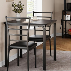IDEALHOUSE 29.1329.1329.93 Kitchen Dining Set Table Black