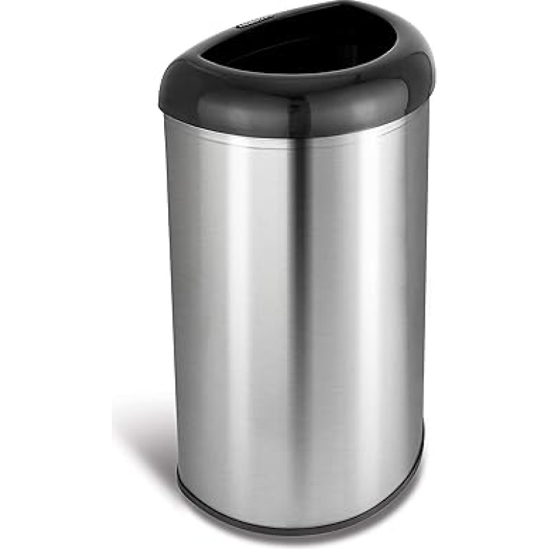 NINESTARS šiukšliadėžė juoda